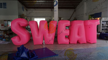 স্যুইট অক্ষর Inflatable পণ্য প্রতিলিপি সিল্ক স্ক্রিন প্রিন্টিং চমৎকার নকশা