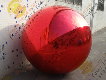 Christmas Decoration Custom Shaped Balloons Eye - Catching Mirror 0.25mm Pearl Color