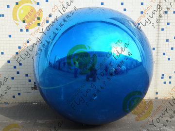 Christmas Decoration Custom Shaped Balloons Eye - Catching Mirror 0.25mm Pearl Color