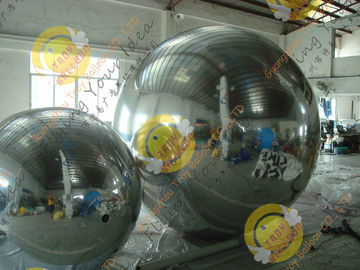 Christmas Decoration Custom Shaped Balloons Eye - Catching Mirror 0.25mm Pearl Color